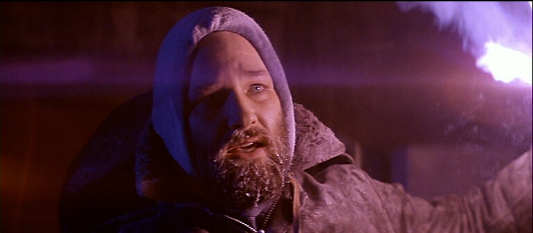 The Thing - MacReady holding a flare